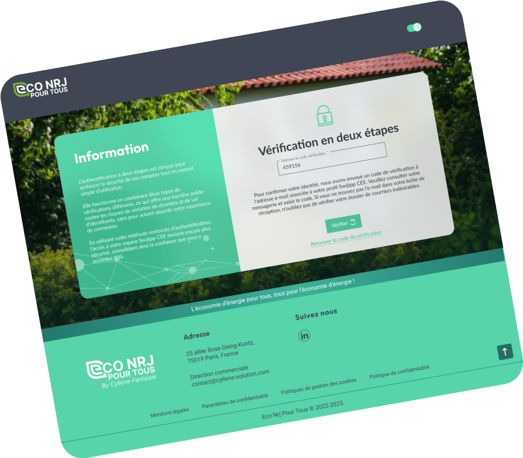 Aperçu du site Cyllene Solution