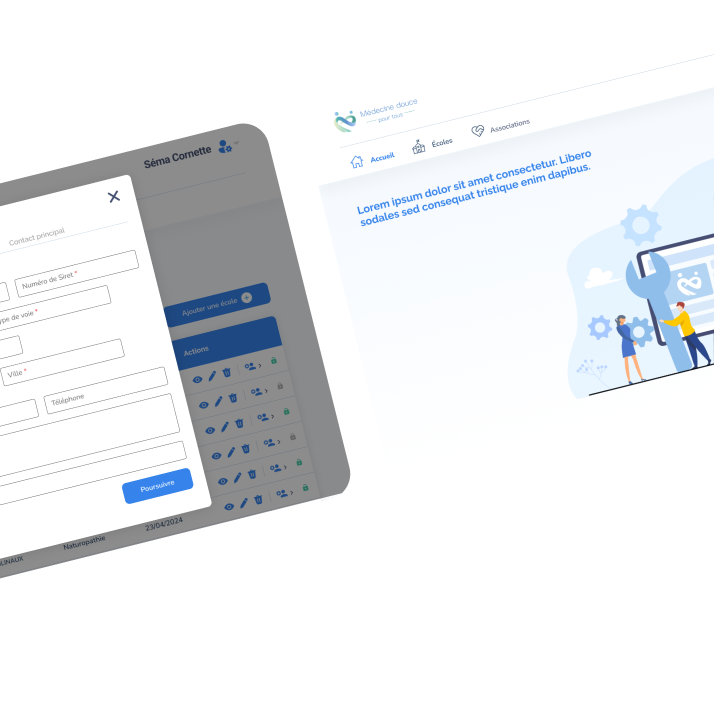 Réalisation MDPT - Application et interface utilisateur